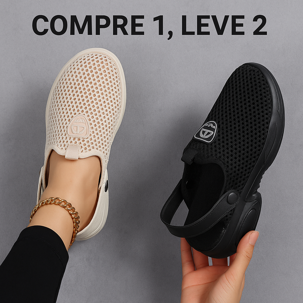 ( Compre 1 Leve 2 ) Sandália Anatômica Penélope® - Seus pés nas nuvens!