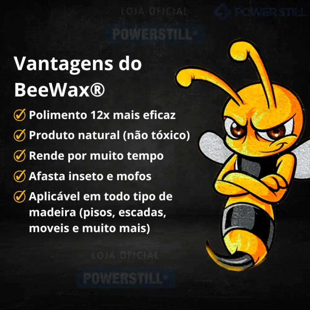 Cera de Mel para Polimento de Madeiras e Combate de Cupins + BRINDE