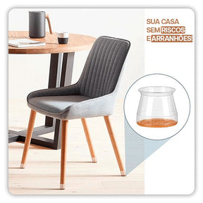 Tampa Para Pernas de Moveis - PéFlex® (Protege contra Riscos e Barulhos)