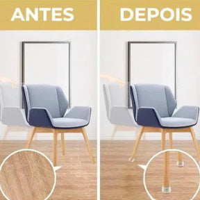 Tampa Para Pernas de Moveis - PéFlex® (Protege contra Riscos e Barulhos)